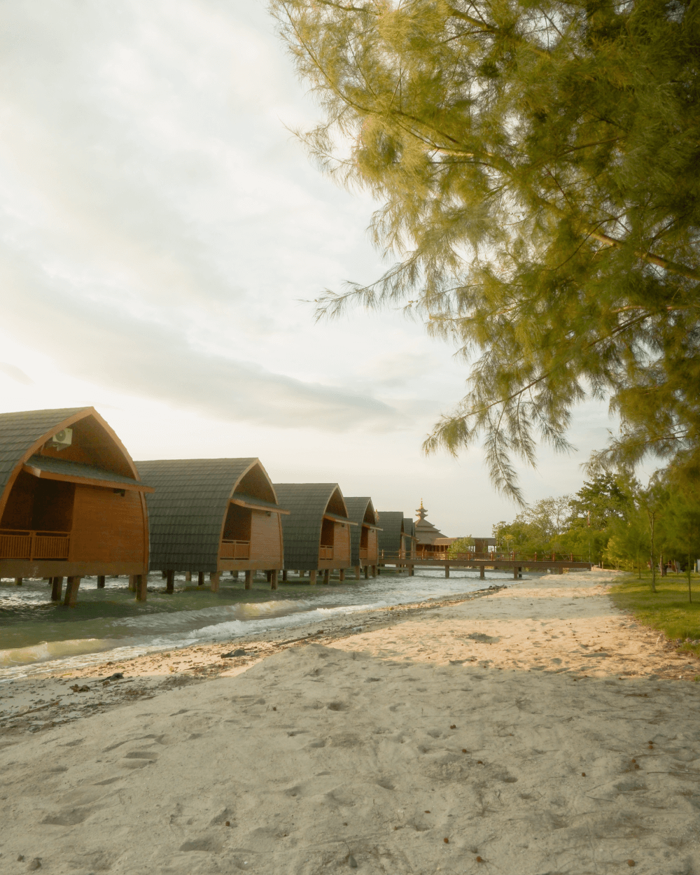 Elegant dining experience at resort